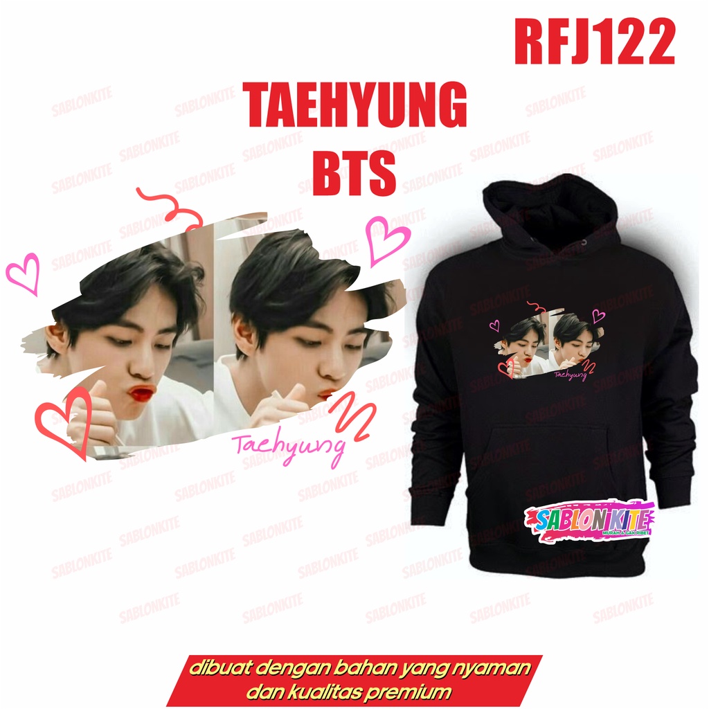 MURAH!!! SWEATER HOODIE KPOP TAEHYUNG KISS RFJ122