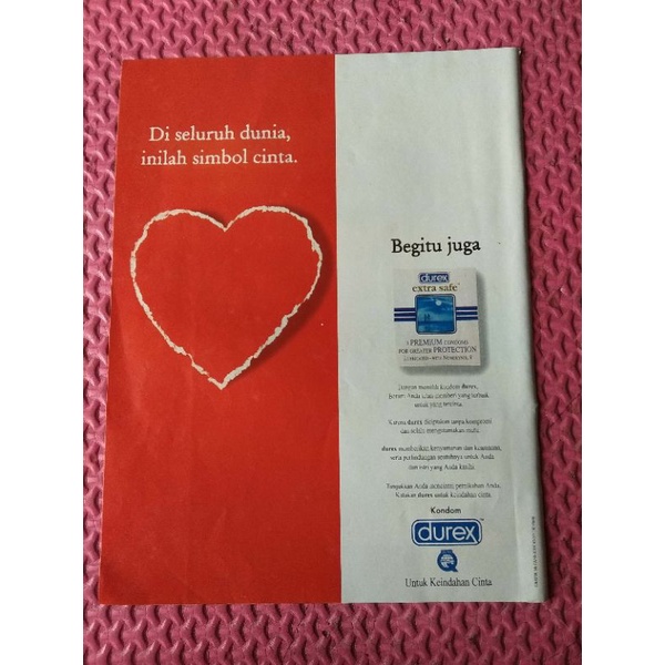 Iklan Durex Jadul Copotan Majalah lawas