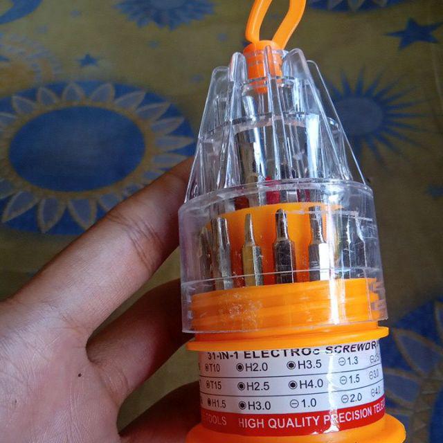 Obeng set mini lengkap 31 in 1/obeng hp/OBENG PC/OBENG