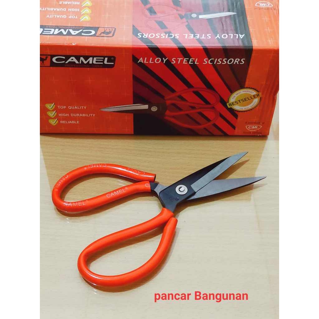 

GUNTING KAIN-GUNTING KODOK-GUNTING SERBAGUNA 8 INCH CAMEL ASLI