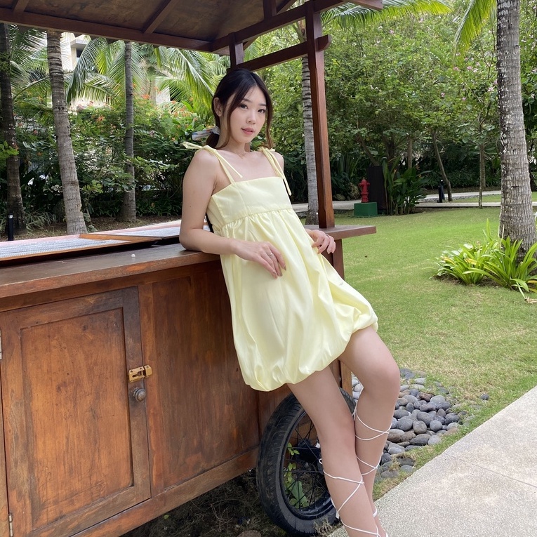 [ Bali Ed ] Camile Balloon Dress / Dress Wanita