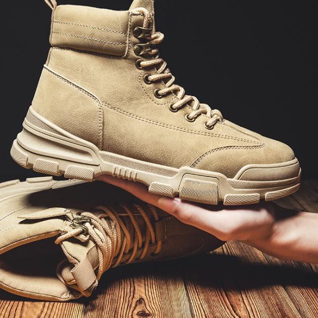 #Grosir TBIG [COD] Sepatu Pria Ankle Boot Bahan Kulit Sepatu Import Pria Sekolah Kuliah Kerja Santai