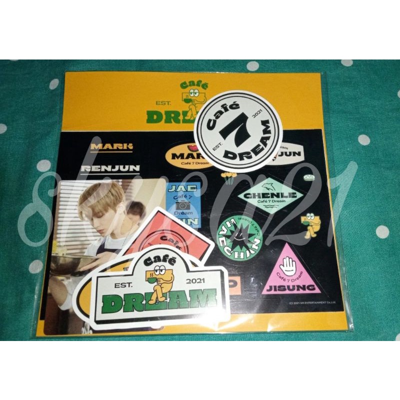 Md Luggage sticker dream cafe mark