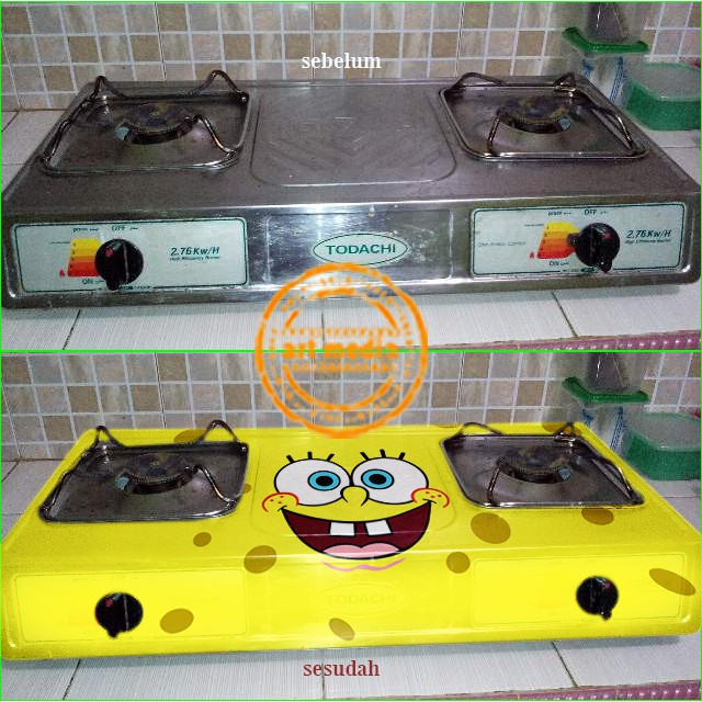 STIKER KOMPOR SPONGEBOB