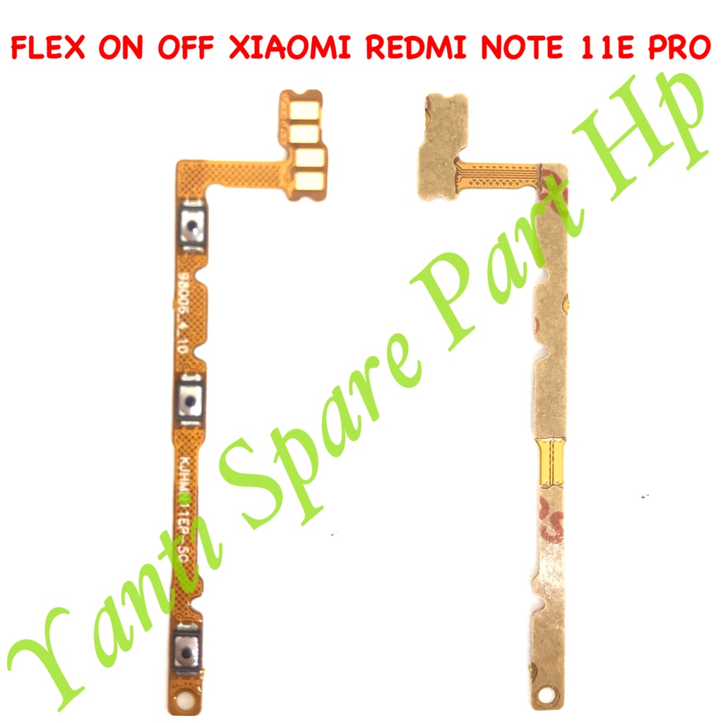 Flexible On Off Xiaomi Redmi Note 11E Pro Original Terlaris New