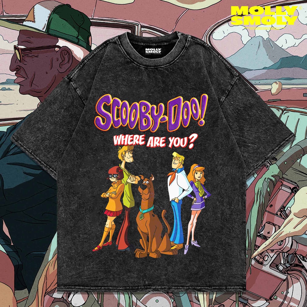 KAOS SCOOBY DOO OVERSIZE WASHING TEE | KAOS OVERSIZE | KAOS WASHED | STONE WASH | SCOOBY DOO | 003