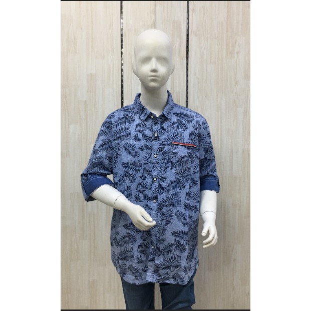 BY DESIGN PAKAIAN ANAK LAKI-LAKI / BY 08110619 / KEMEJA ANAK LAKI-LAKI / KEMEJA LENGAN PANJANG MOTIF