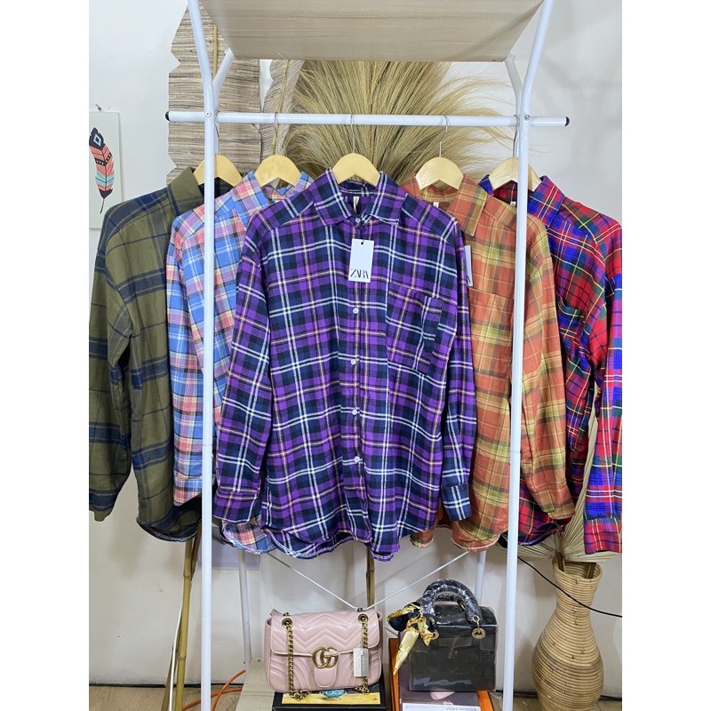 Audrey Flanel Import Shirt ( Kemeja BEST SELLER )