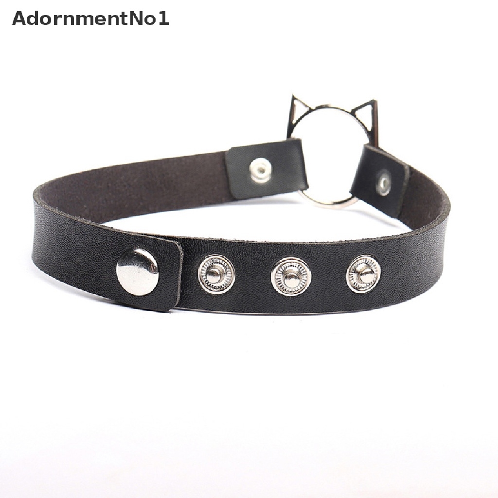 (AdornmentNo1) Kalung Choker Gaya Vintage Punk Motif Anime Spike Rivet Untuk Perhiasan Wanita / Hadiah