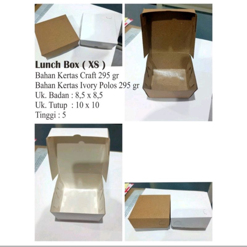 

Paper Box Kraft Laminasi 10 x 10 x 5 cm (min 10 pcs)