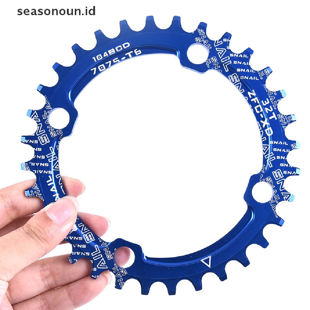 (seasonoun) Chain Ring 32T 104BCD Bulat Gigi Lebar 104BCD