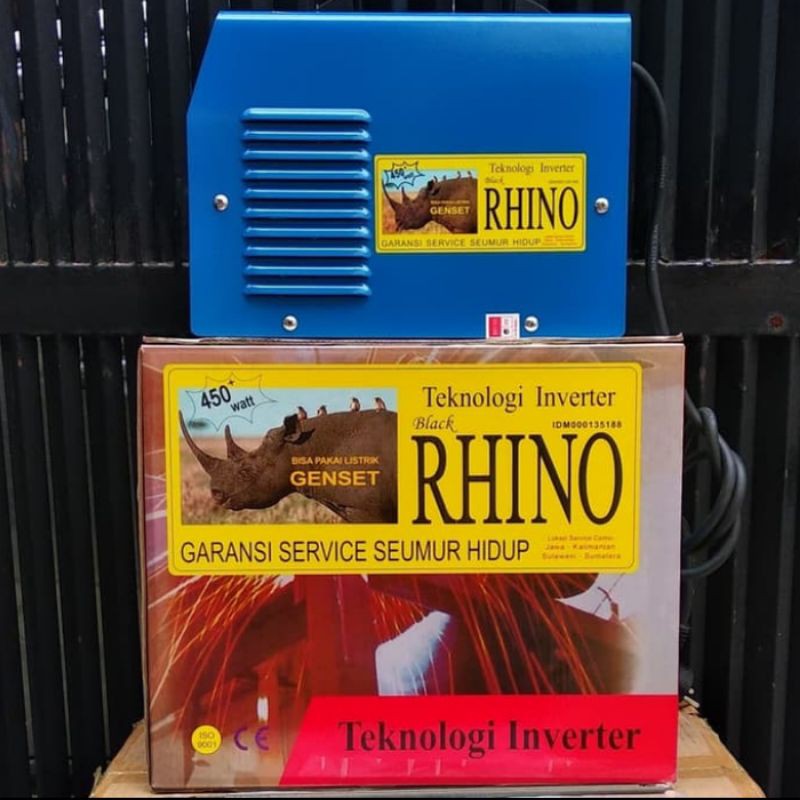 Mesin Trafo Las Rhino 120 A / Las Inverter Rhino MMA 120 A 450 Watt