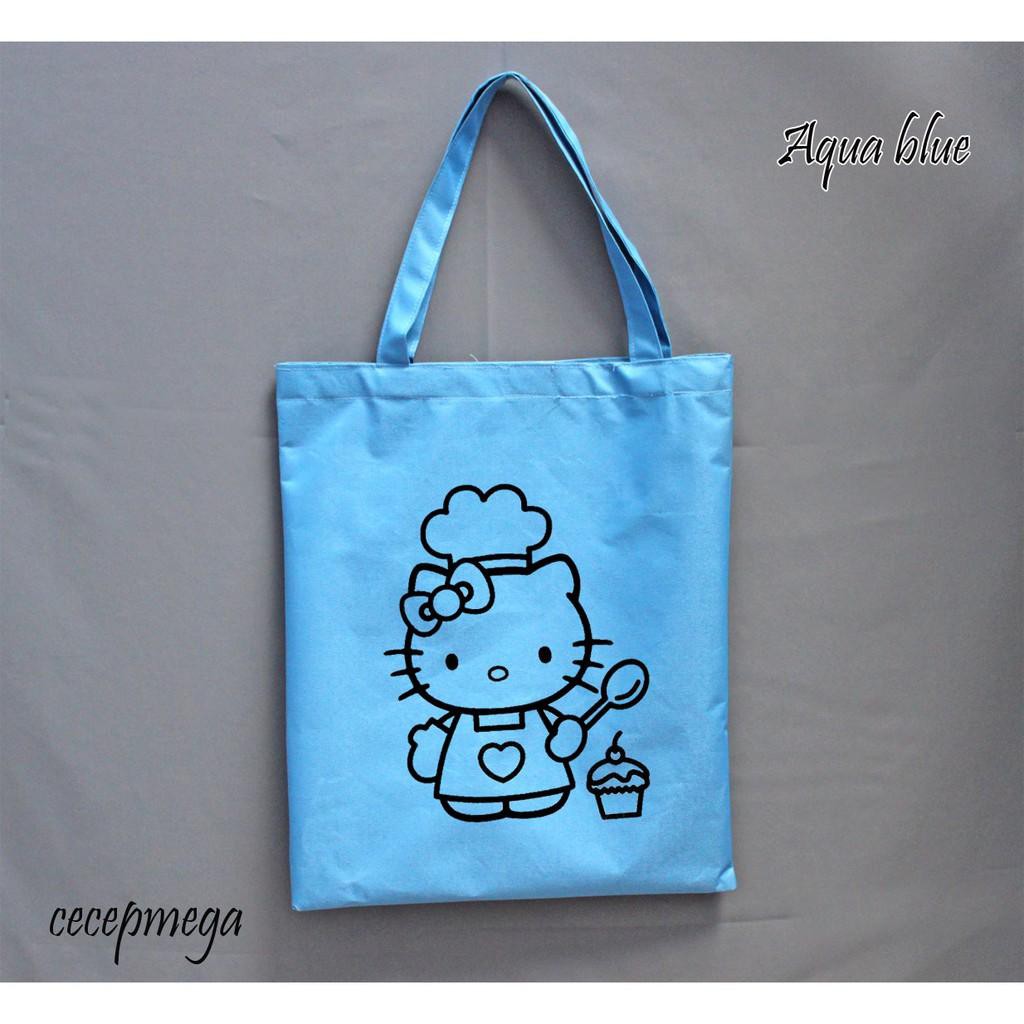 Dijual tote bag hello kitty design DSN008 Limited