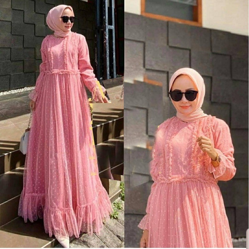 JC/ZR- Maxi dotty hainun / Maxi Premium / Gamis Kondangan