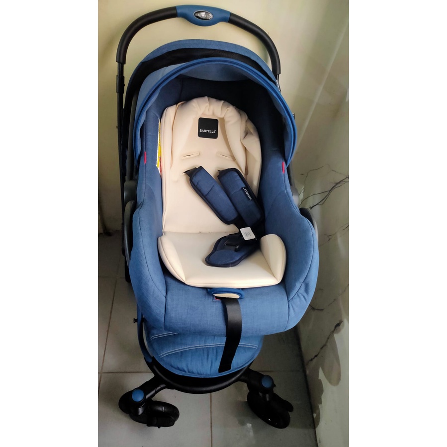 Baby Elle Kereta Dorong Bayi Aspen Travel System S-603 + B605 Stroller Bayi - Navy