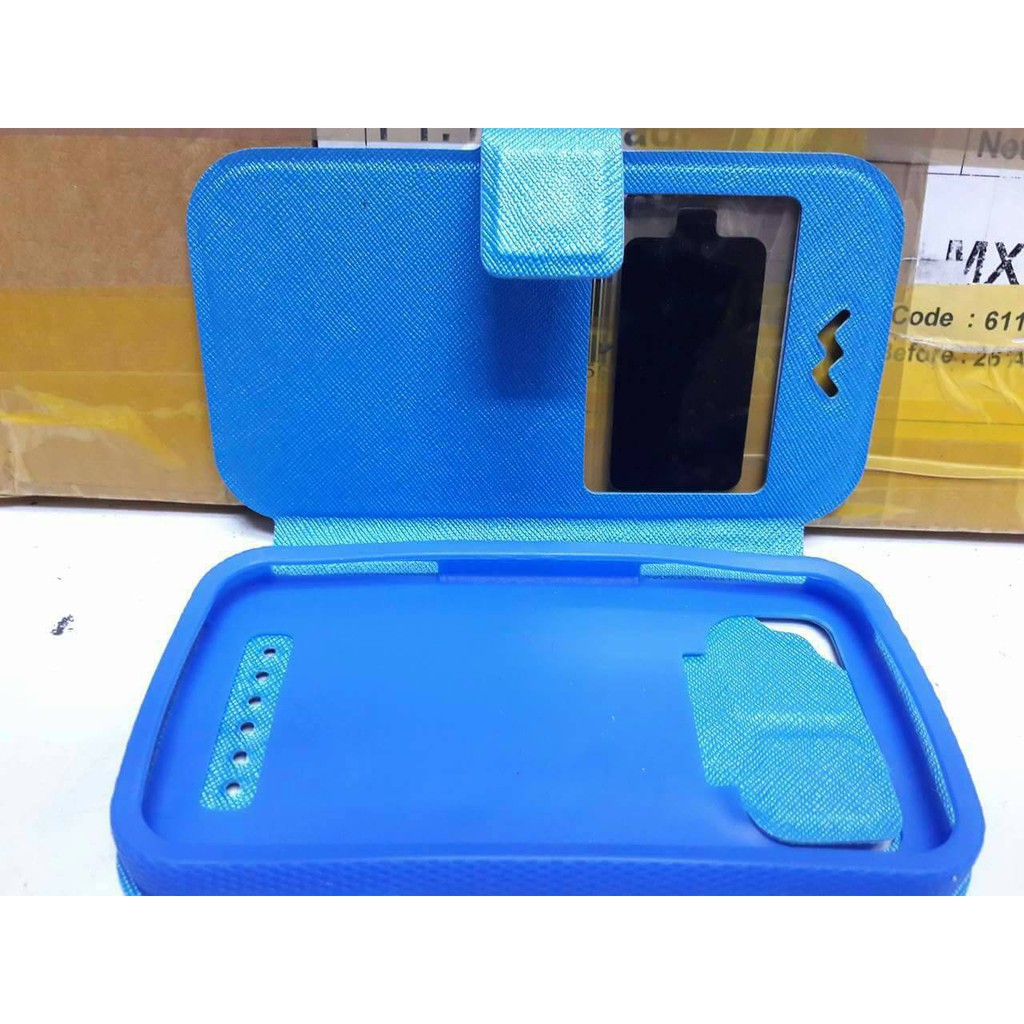 Flip Universal Case Kulit Ume 3.8-4.0, 4.0-4.5 inch Sarung