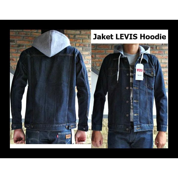 jaket levis hoodie