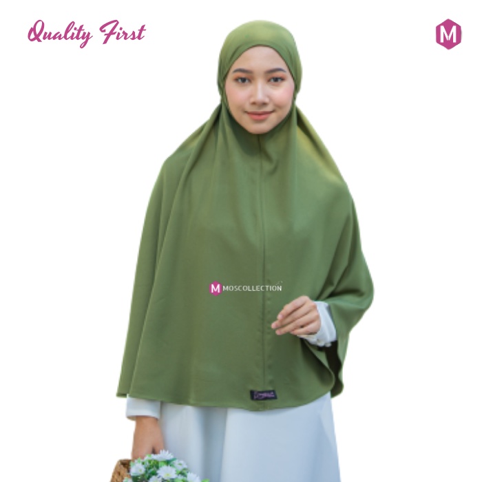 BERGO MARYAM JUMBO PREMIUM KHIMAR INSTAN TALI  JILBAB HIJAB KERUDUNG PASTAN NON PET SYARI