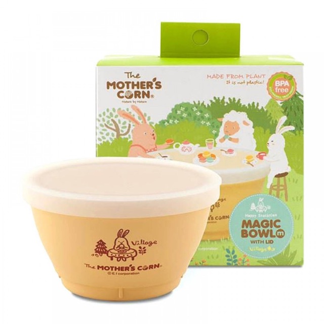 MOTHER’S CORN / Mothers Corn / Motherscorn Magic Bowl Size S &amp; M (Mangkok Makan Anak Bayi)