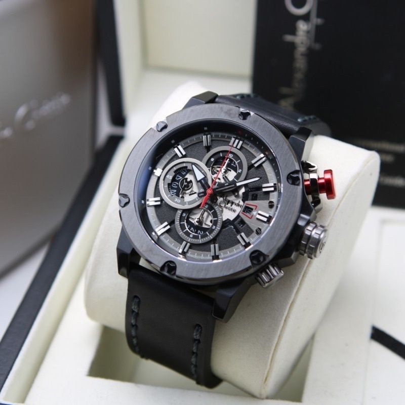 JAM TANGAN PRIA ALEXANDRE CHRISTIE AC 6491 KULIT AC 6491 ORIGINAL
