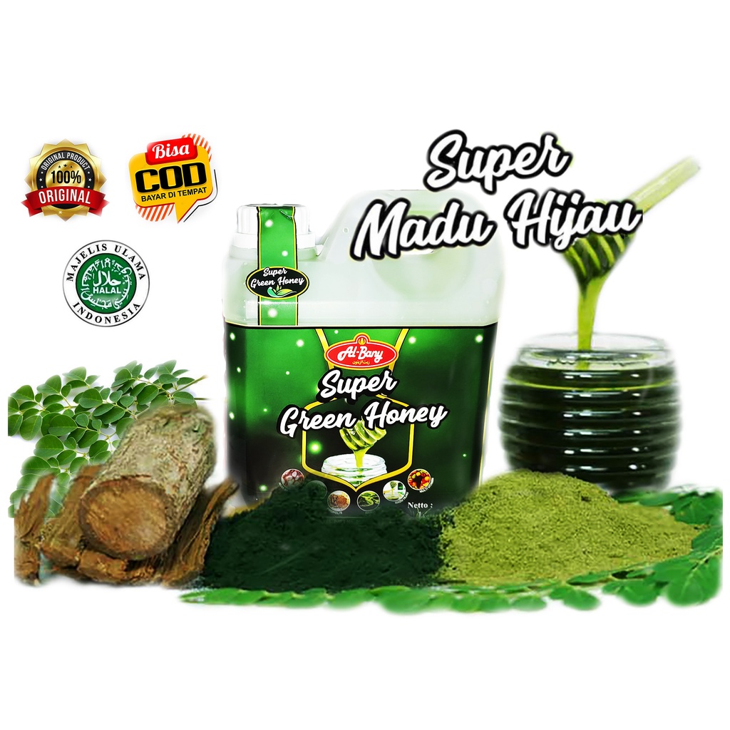 

Madu Super Green Honey nett 1kg ( Herbal Anti Kangker & Penyakit Lambung )