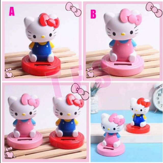 Pajangan Solar Hello Kitty solar