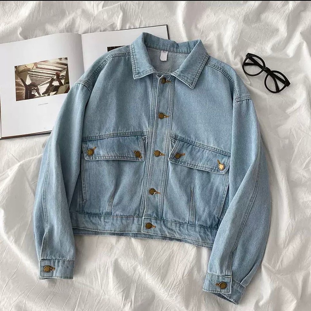 Yubi Jaket / atasan jaket jeans termurah