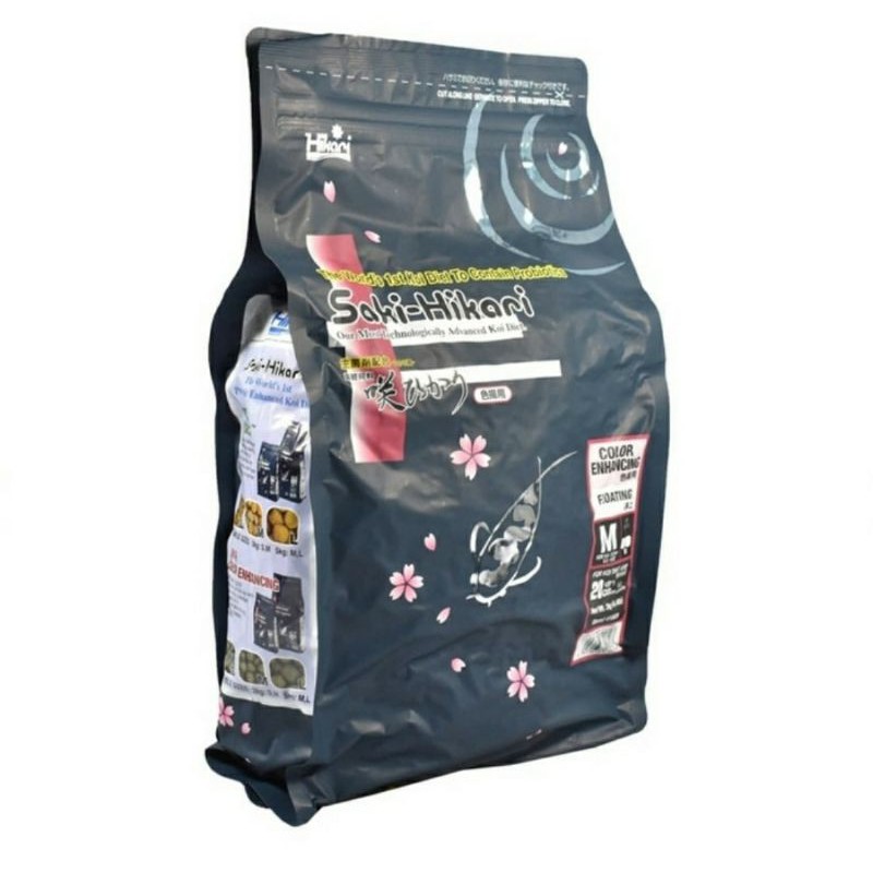 

hikari makanan ikan saki color enchancing M 2KG pelet ikan koi vitamin kesehatan