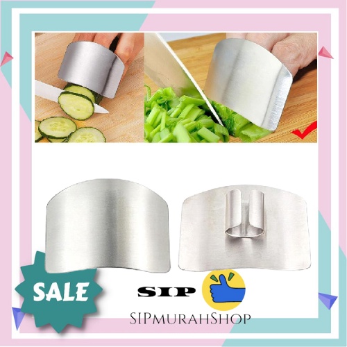 Alat Pelindung Jari Dari Pisau Saat Memotong Figer Guard Pelindung Jari / Alat Pelindung Jari Tangan dari Pisau Bahan Stainless Steel untuk Perlengkapan Dapur / Pelindung Jari Stainless Steel