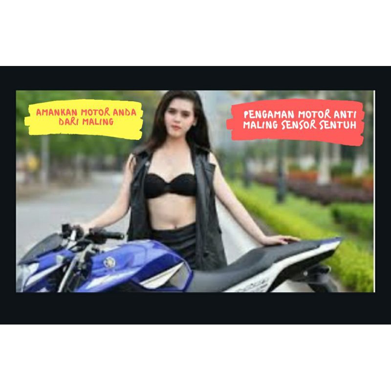 (original) kunci rahasia motor sensor sentuh anti maling