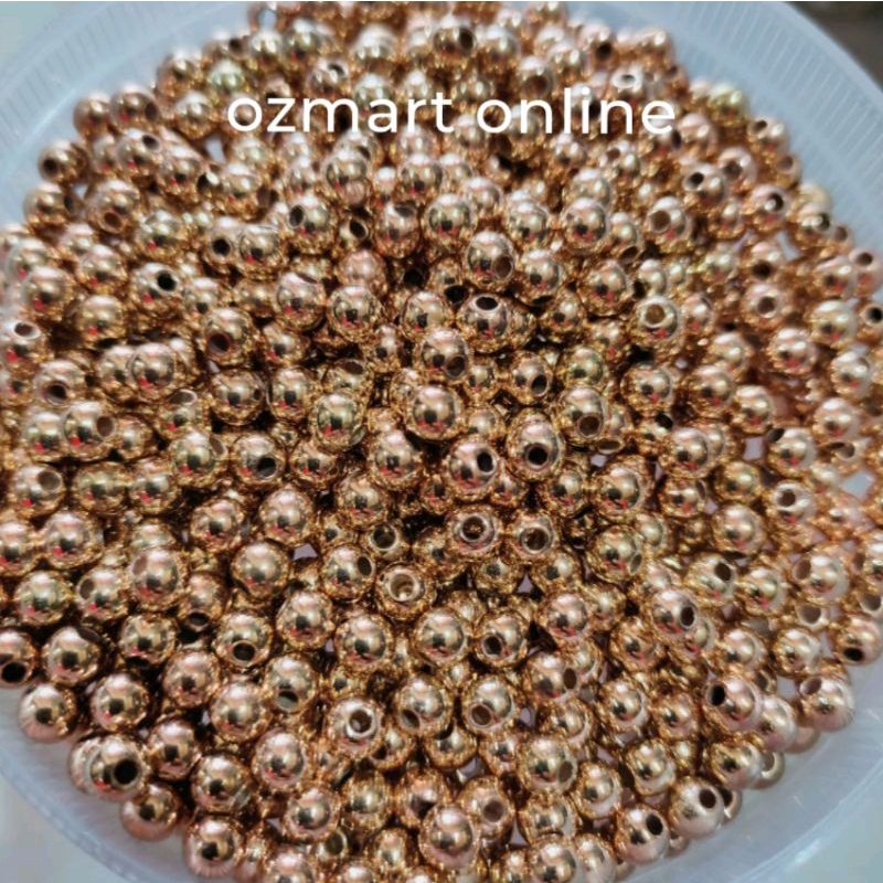 mutiara rosegold 5mm mute manik manik payet
