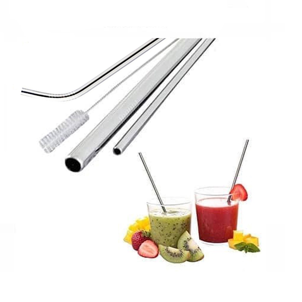 Sedotan Straw Stainless Steel Sikat Sedotan.