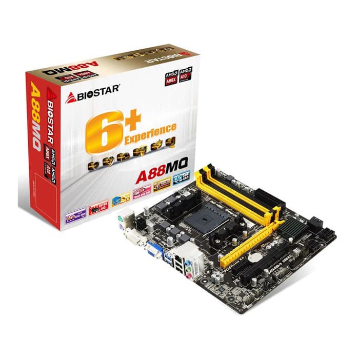 BIOSTAR A88MQ AMD A88X FM2+ DDR3 Micro ATX Motherboard