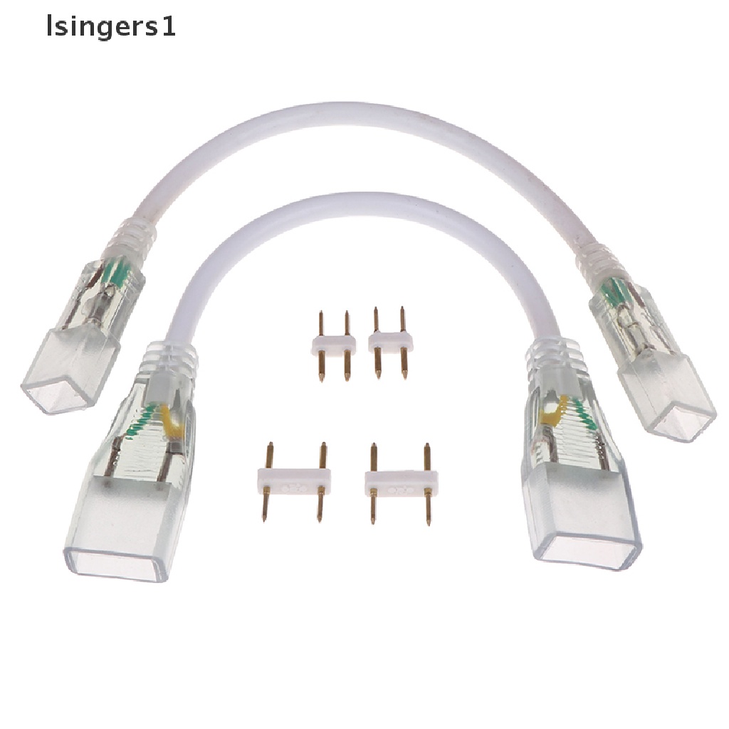 (lsingers1) Konektor 2 Pin Lurus / Tengah Untuk Lampu Led RGB