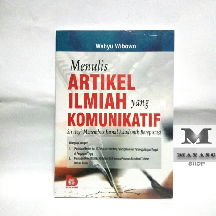 

Buku ASLI MENULIS ARTIKEL ILMIAH YANG KOMUNIKATIF