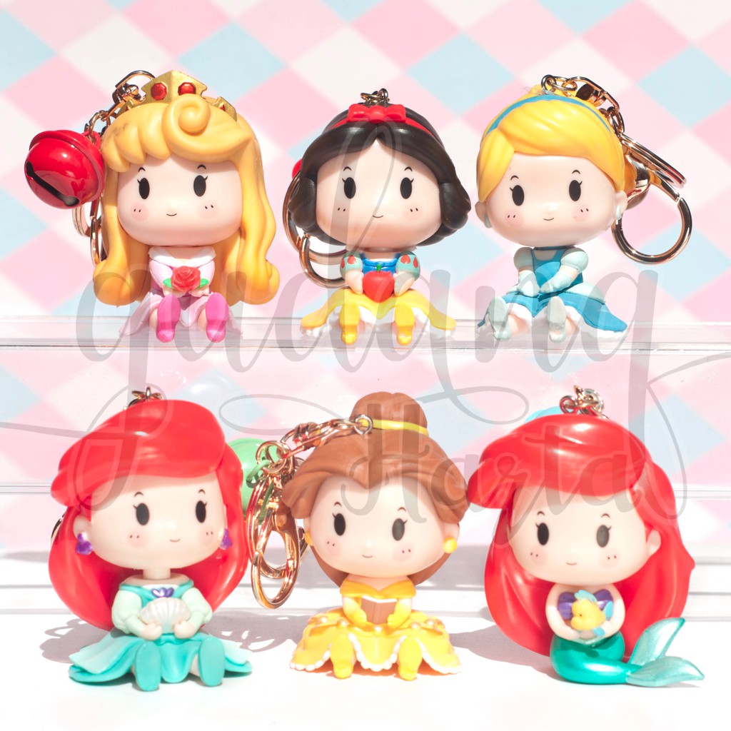 Gantungan Kunci Chubby Sitting Princess Keychain Putri Lucu Imut Gantungan Tas Lucu GH 302103