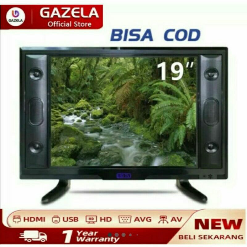 TV Led 19 inch speaker termurah garansi 1 tahun