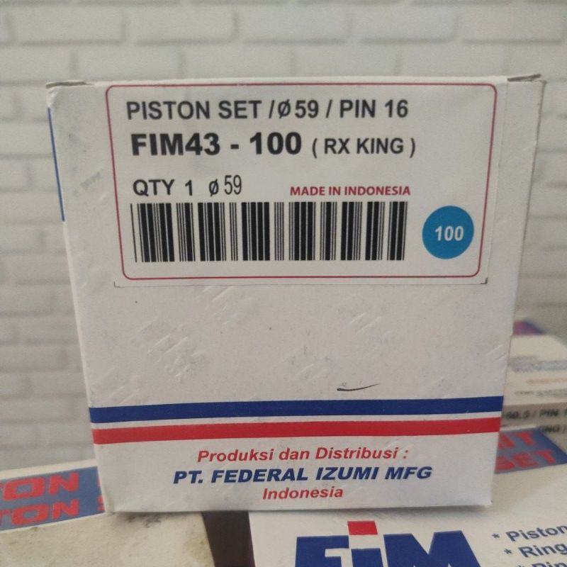 Piston Kit FIM RXKing RX King FIM43 OS 50/75/100/125/150/175/200/250/300/400-os.100 (59)