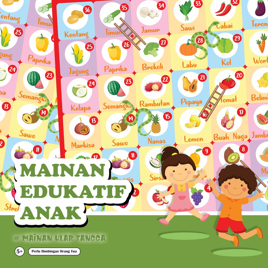 Ular Tangga Jumbo Versi Buah Shopee Indonesia Ular Tangga Jumbo Versi Buah Shopee Indonesia