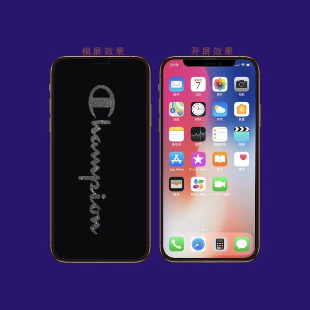 [ vhieshop ] Anti Gores Tempered Glass Ip  11Pro Ip 8plus Magic Screen 6D Motif Mix