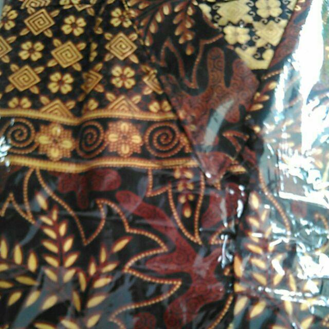 Bswart Batik Hrb026 Kenongo Hem Pendek Padi Pekalongan M L Xl Batik Pria Murah Modern Grosir