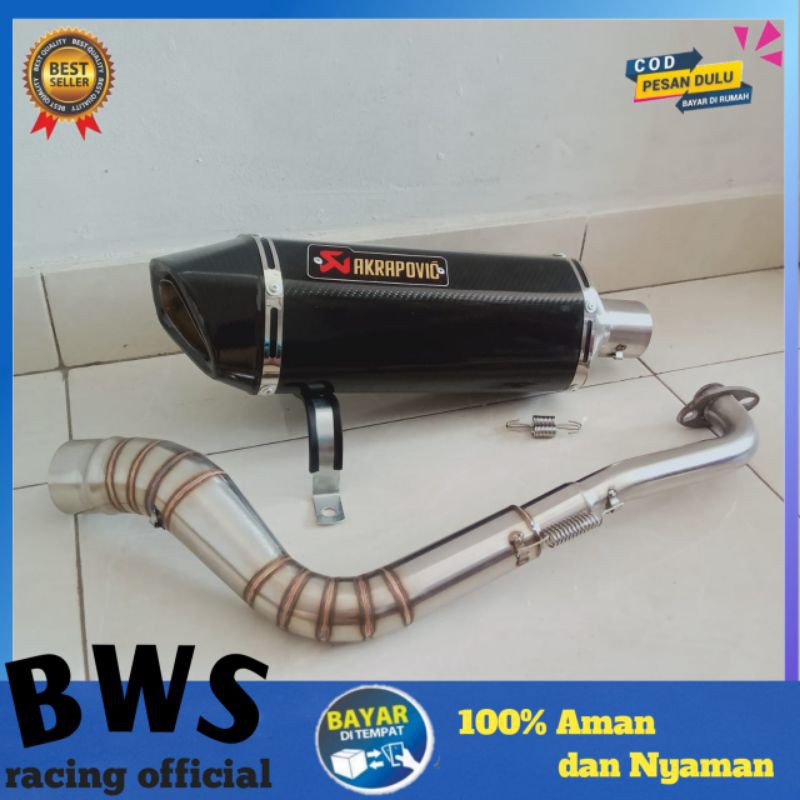 Knalpot Akrapovic Karbon untuk Aerox 155 VVA