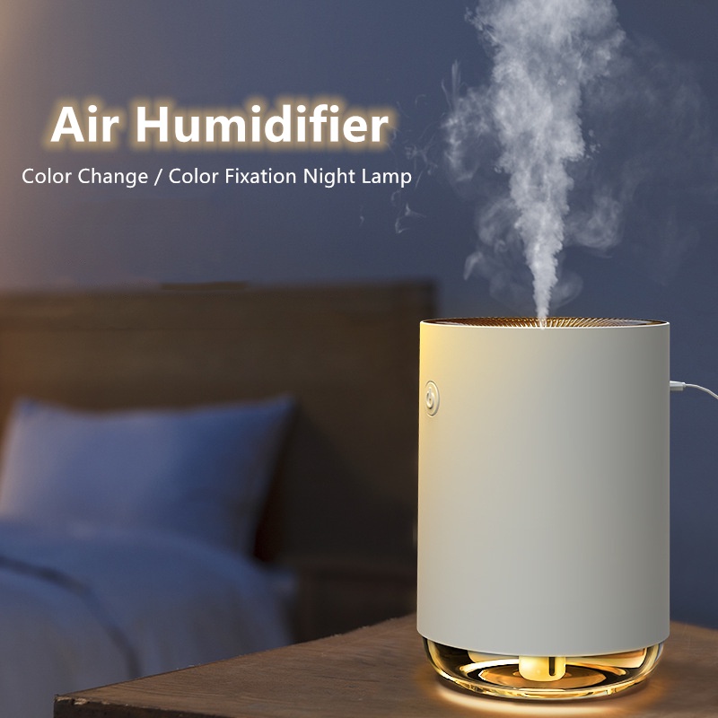 Air Humidifier / Aroma Essential Oil Diffuser Mini 255ml Dengan Lampu Malam Led Owt