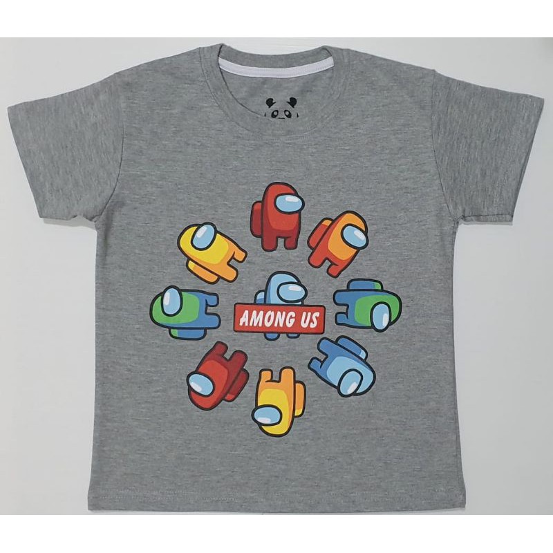 PKA - KL Grosir KAOS Anak Karakter AMONG US ABU