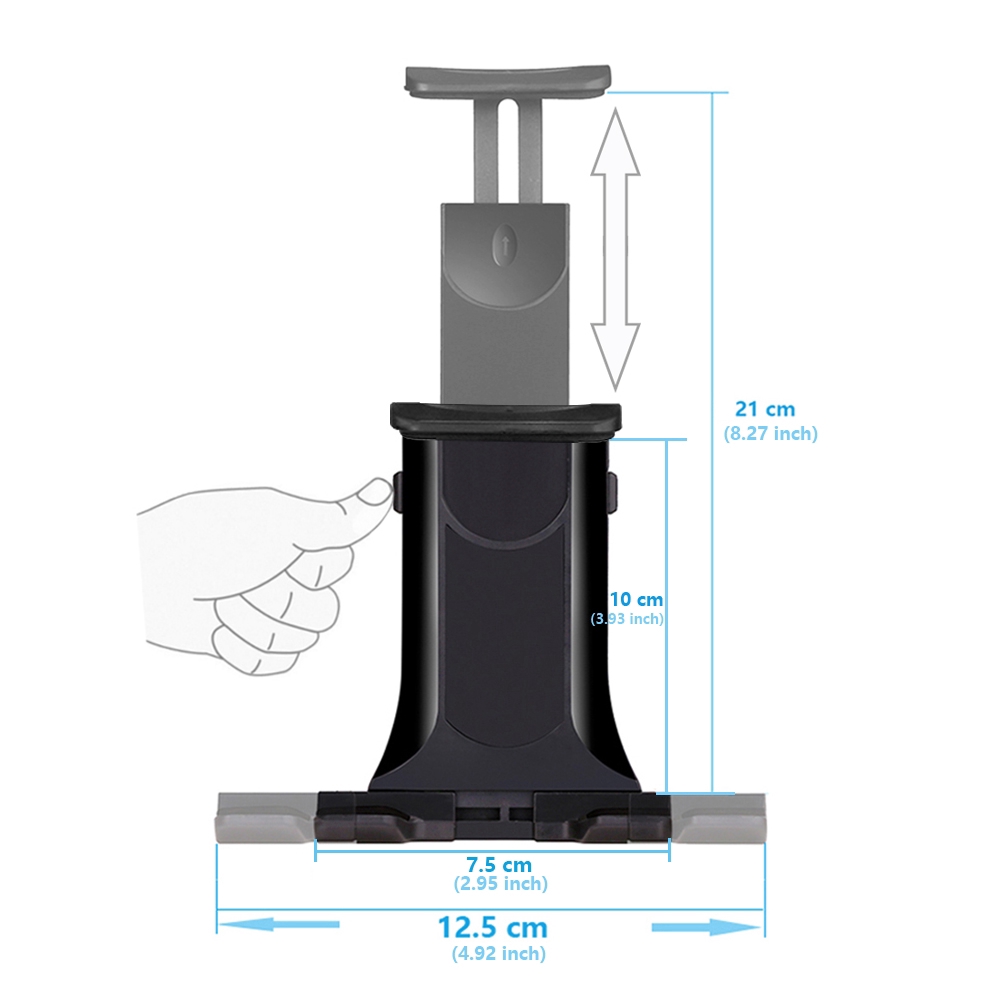 Car tablet computer bracket    Tablet PC Fixing Bracket    CD card slot holder for car iPad    Mobile phone fixing bracket    Car GPS bracket   Universal 4/5/6/7/8/9/10/11/12.9 tablet/mobile phone    Suitable for 2 3 4 5 6 Air 1 2 Samsung tablet holder