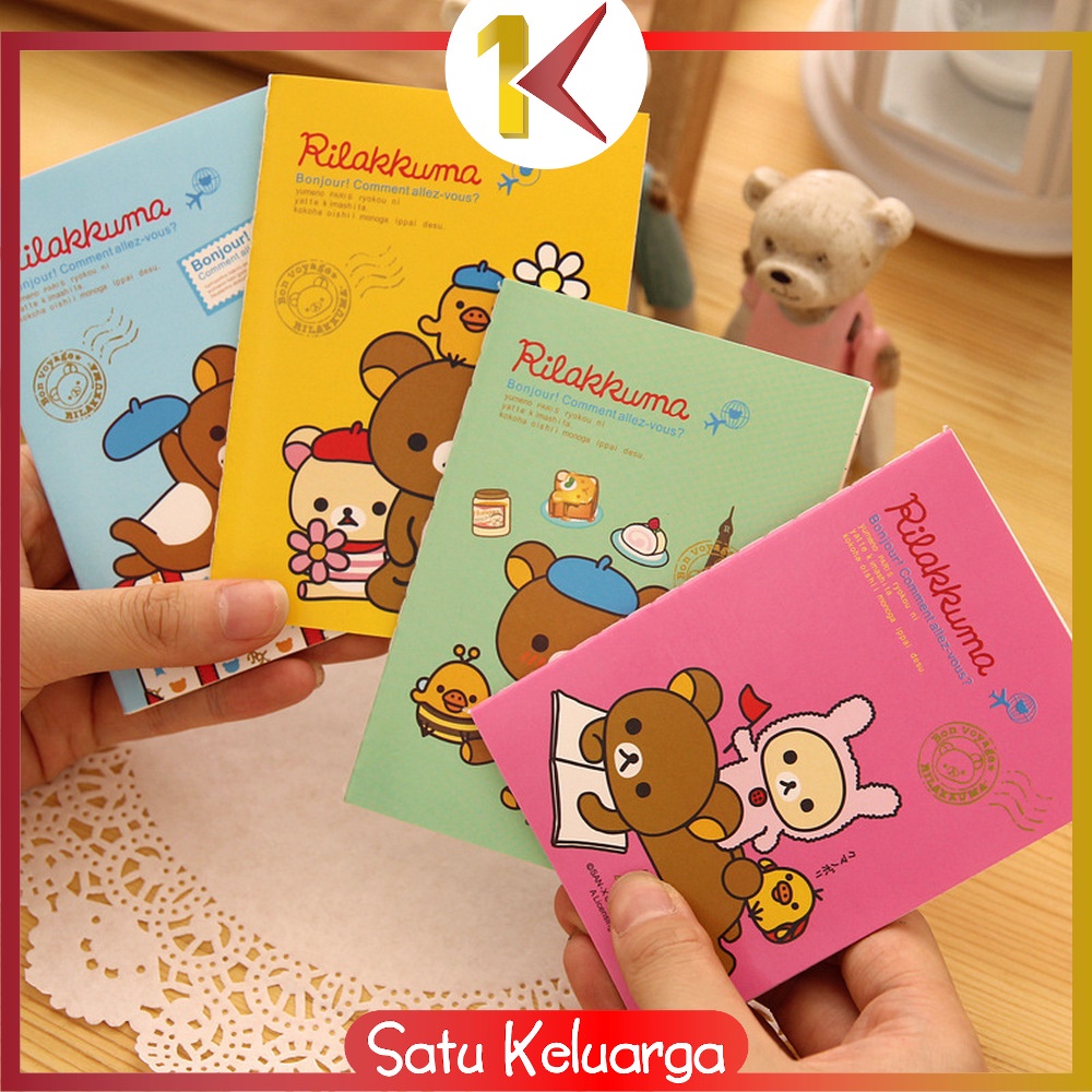 

SK-A25 Buku Tulis Mini Notebook / Buku Tulis Memo Kecil Karton / Buku Catatan Cartoon Mini Book Lucu Anak Sekolah Import