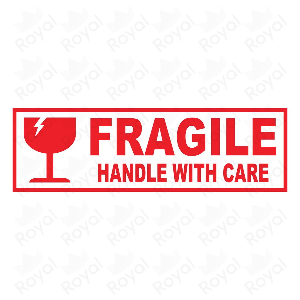 STICKER FRAGILE / STICKER VIDEO UNBOXING / STICKER AWAS PECAH / STICKER JANGAN DIBANTING