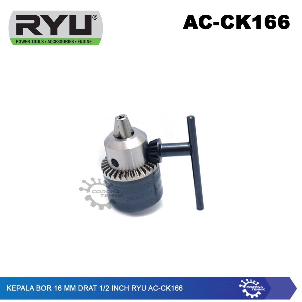 Ryu AC-CK166 - Kepala Bor 16 mm Drat 1/2 Inch