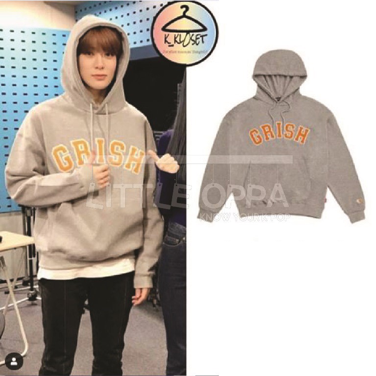 IDOL FASHION N C T JAEHYUN GRISH HOODIE
