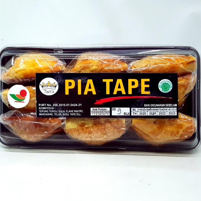 

/////] TARI'S PIA TAPE ISI 9pcs | BAKPIA BAPIA CRISPY HALAL MUI KUE KERING